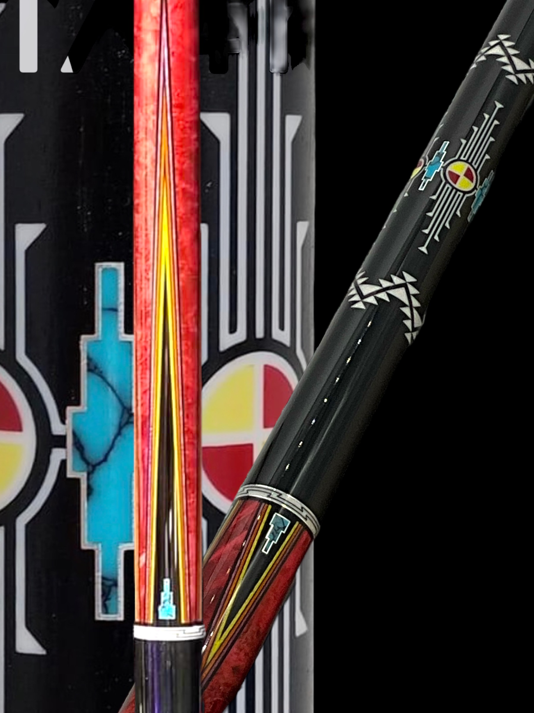 Tonkin Custom Cue  #Native American Design